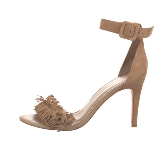 Joie Shoes - JOIE ‘PIPPI’ LEATHER SANDAL BUFF SUEDE ankle strap Size 40 / 8.5